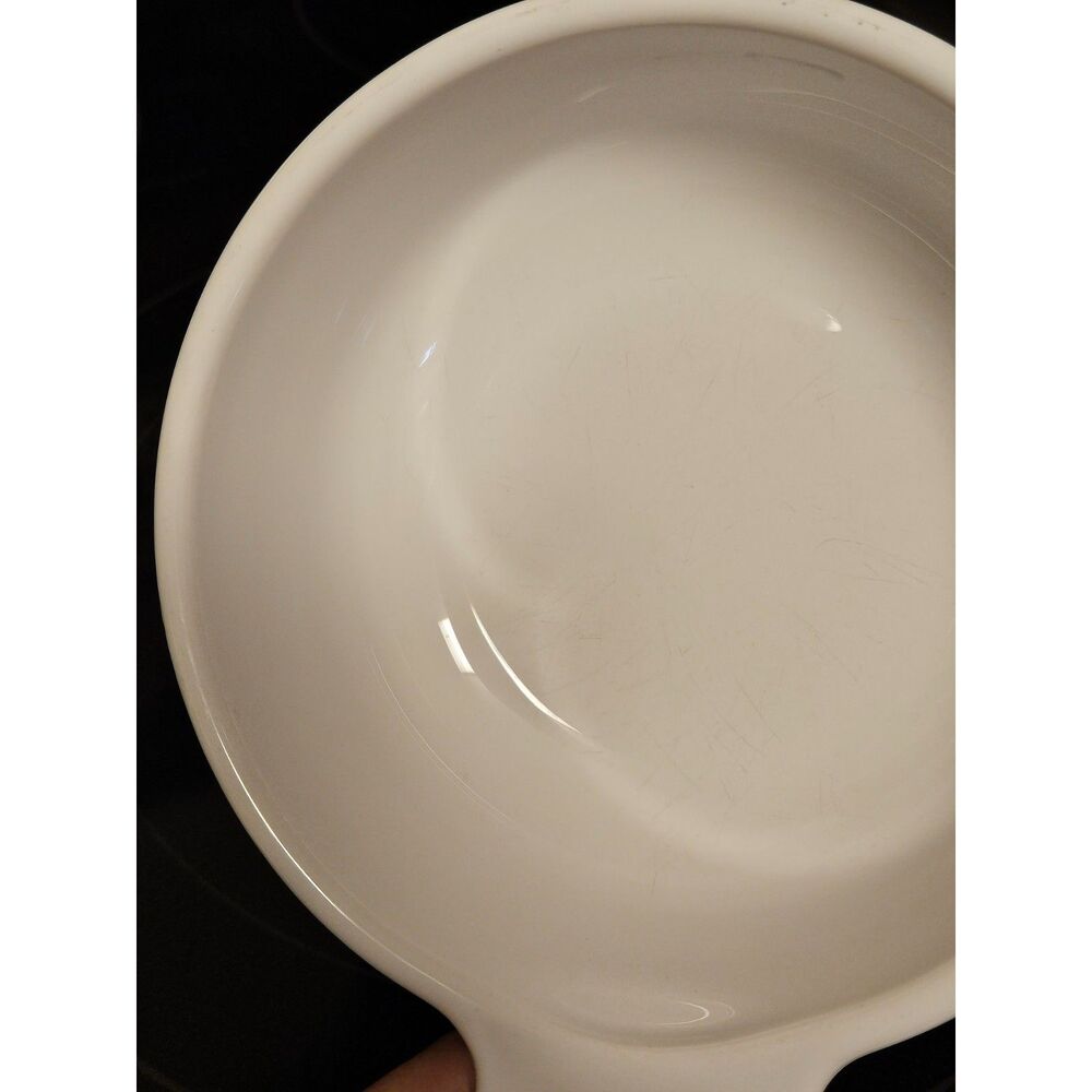 Vintage Corning Ware White Grab It Bowl Heat N Serve P-150-B No Lid EUC